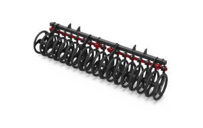 new stubble cultivator with independent discs Impak roller soil equipment