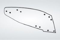 charrue semi portée neuve corps plein versoir hélicoidal long H6