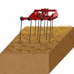 Cover ploughing back Harrow agricultural machinery