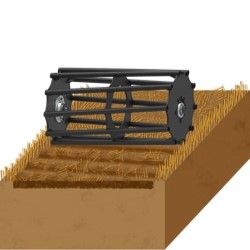 new Stubble cultivator with independent discs Double square bar roller soil equipment