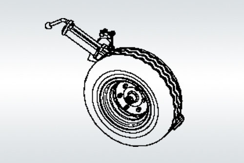 charrues portées solides Roue RJL travail du sol