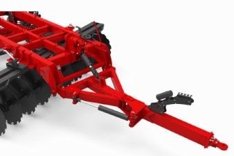 Land clearer soil preparation tillage drawbar angle adjustment & traction optimization