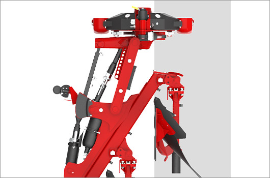 New Mounted plough 1st line offset agricultural machinery