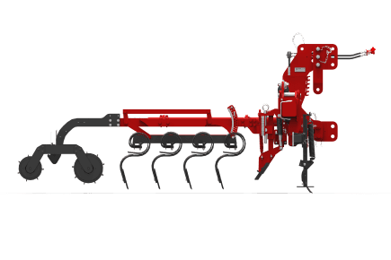 Vibrocultivator Straight profile, Double spring agricultural machinery