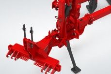 semi mounted plough soil preparation tool articulated headstock